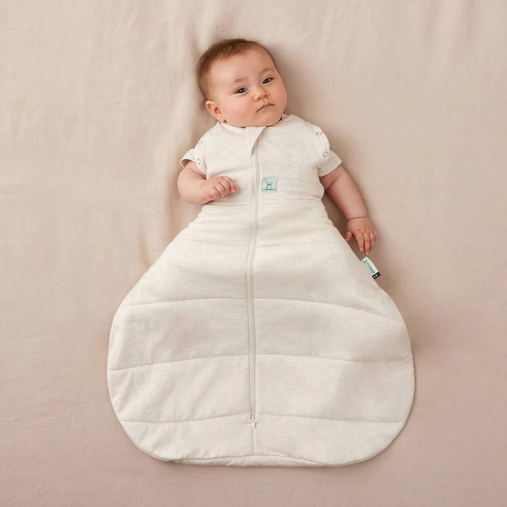 3.5 tog Hip Harness Cocoon Swaddle Bag - Oatmeal Marle