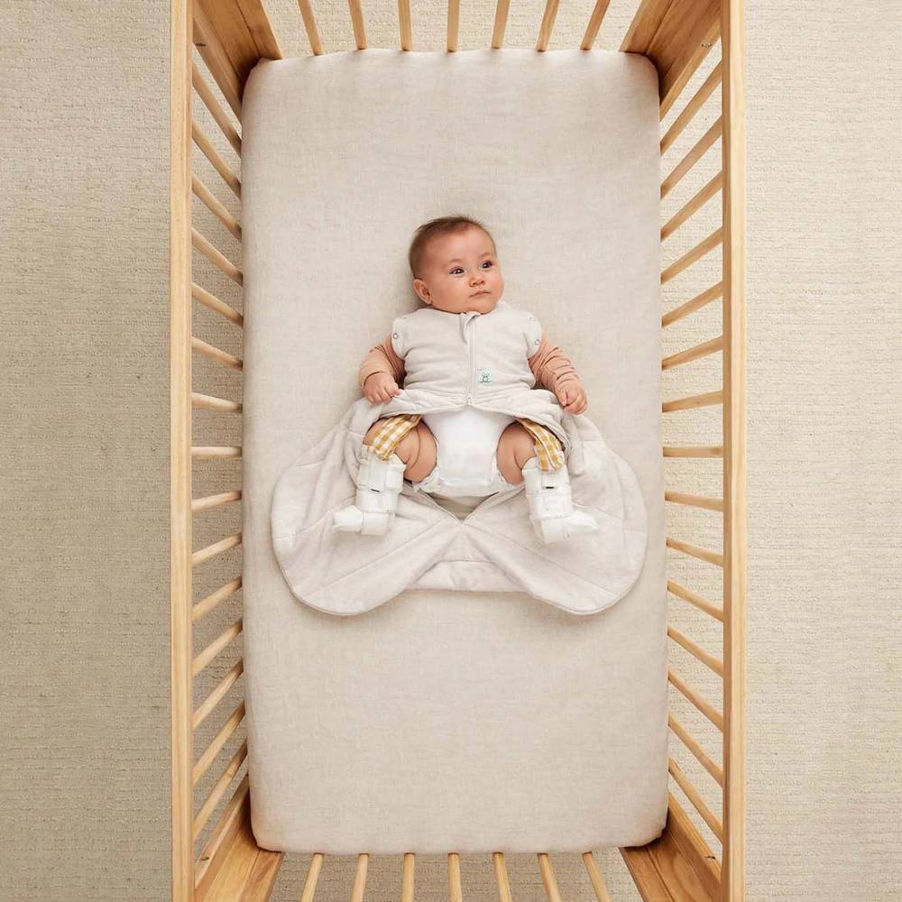 3.5 tog Hip Harness Cocoon Swaddle Bag - Oatmeal Marle
