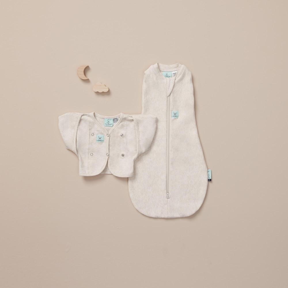 Butterfly Cardi - Oatmeal Marle