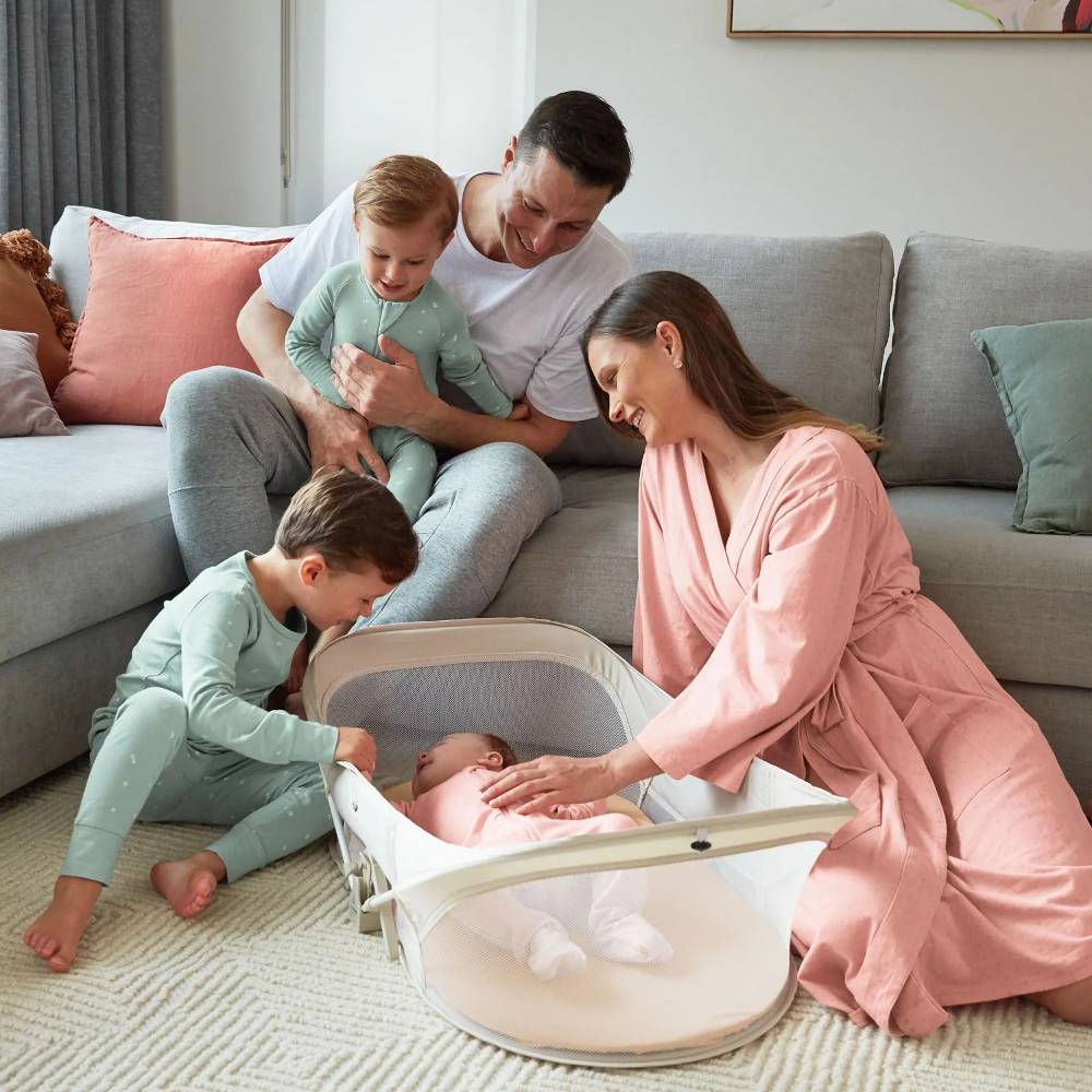 Easy Sleep Portable Bassinet - Ecru