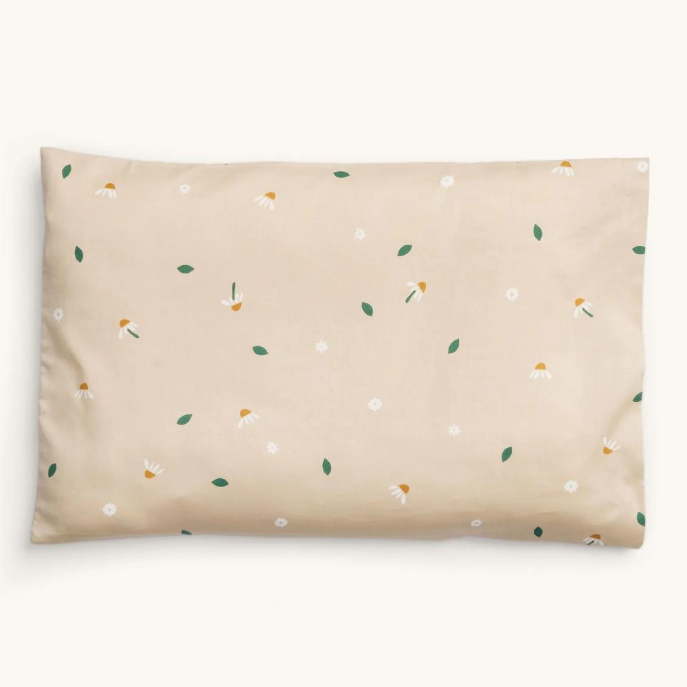 Toddler Pillow Case - Daisy Sprinkle on a white background