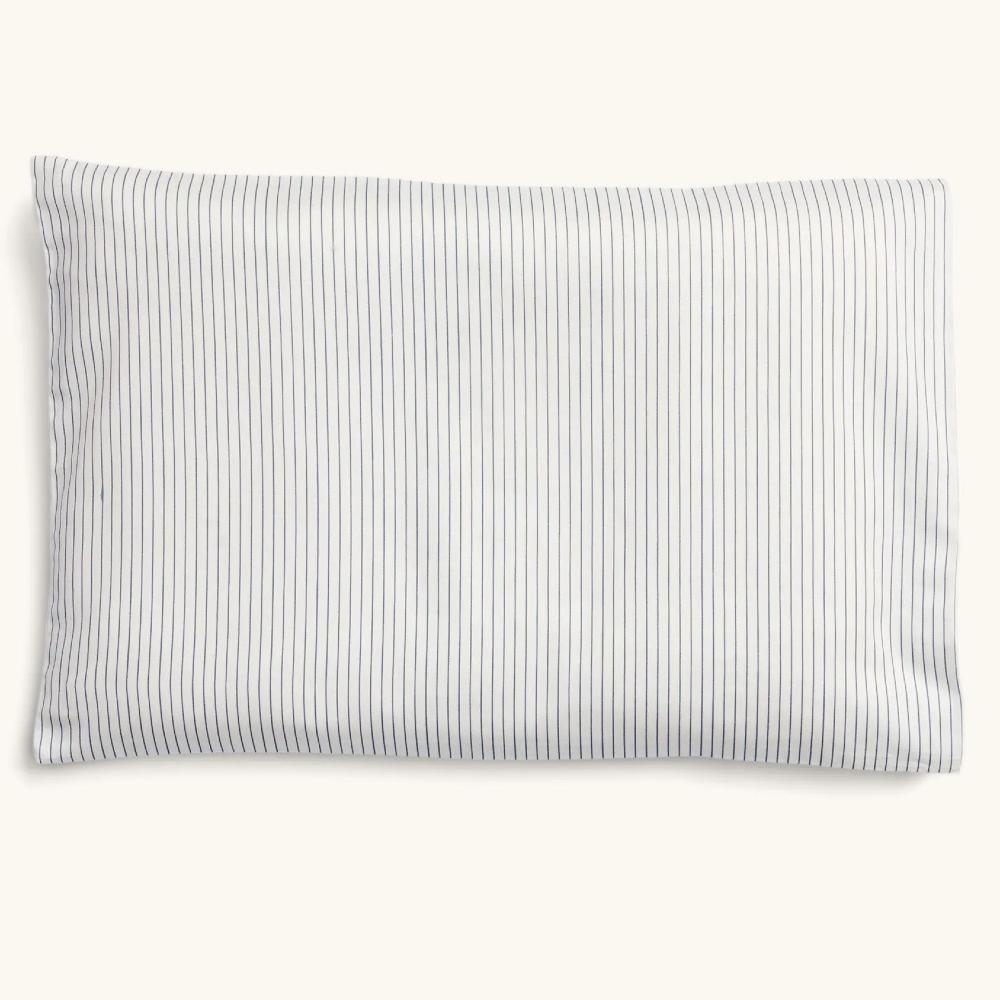 Toddler Pillow Case - Midnight Stripe on a white background