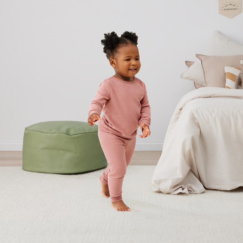 1.0 tog Long Sleeve Pyjamas - Rose