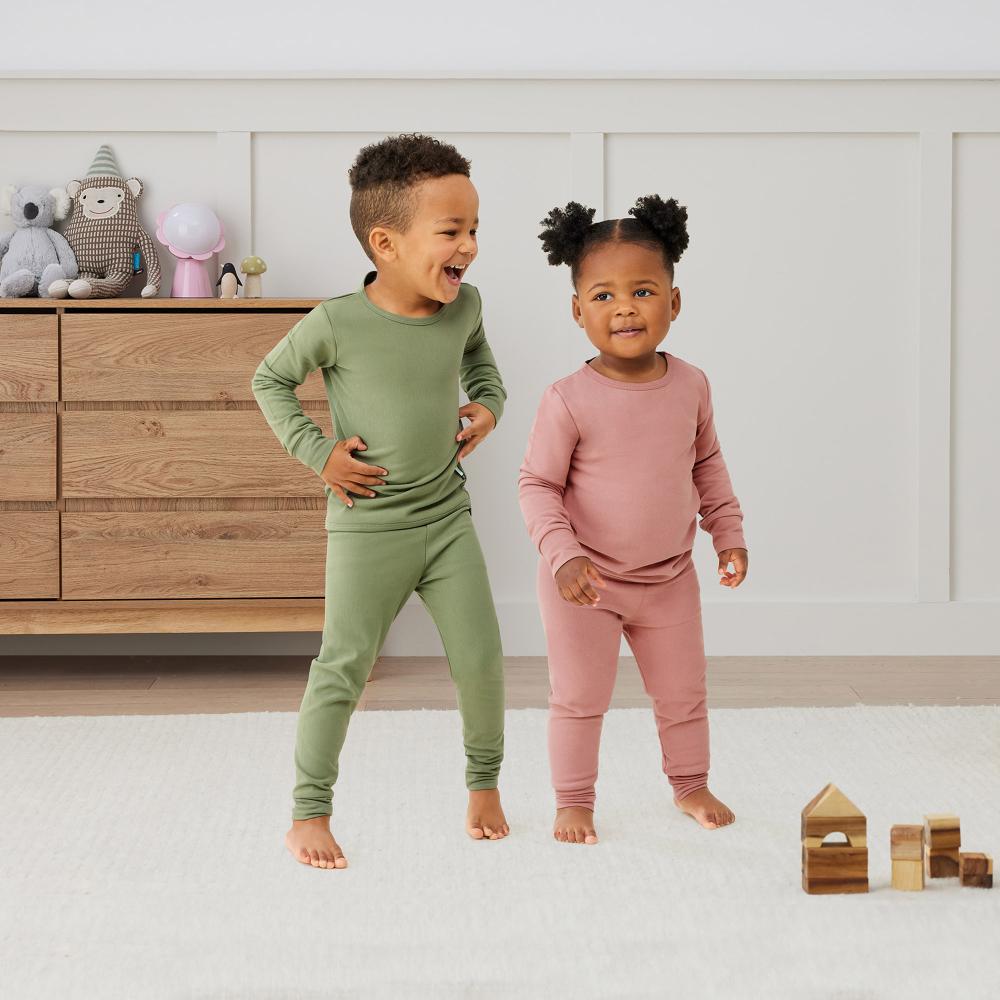 1.0 tog Long Sleeve Pyjamas - Rose