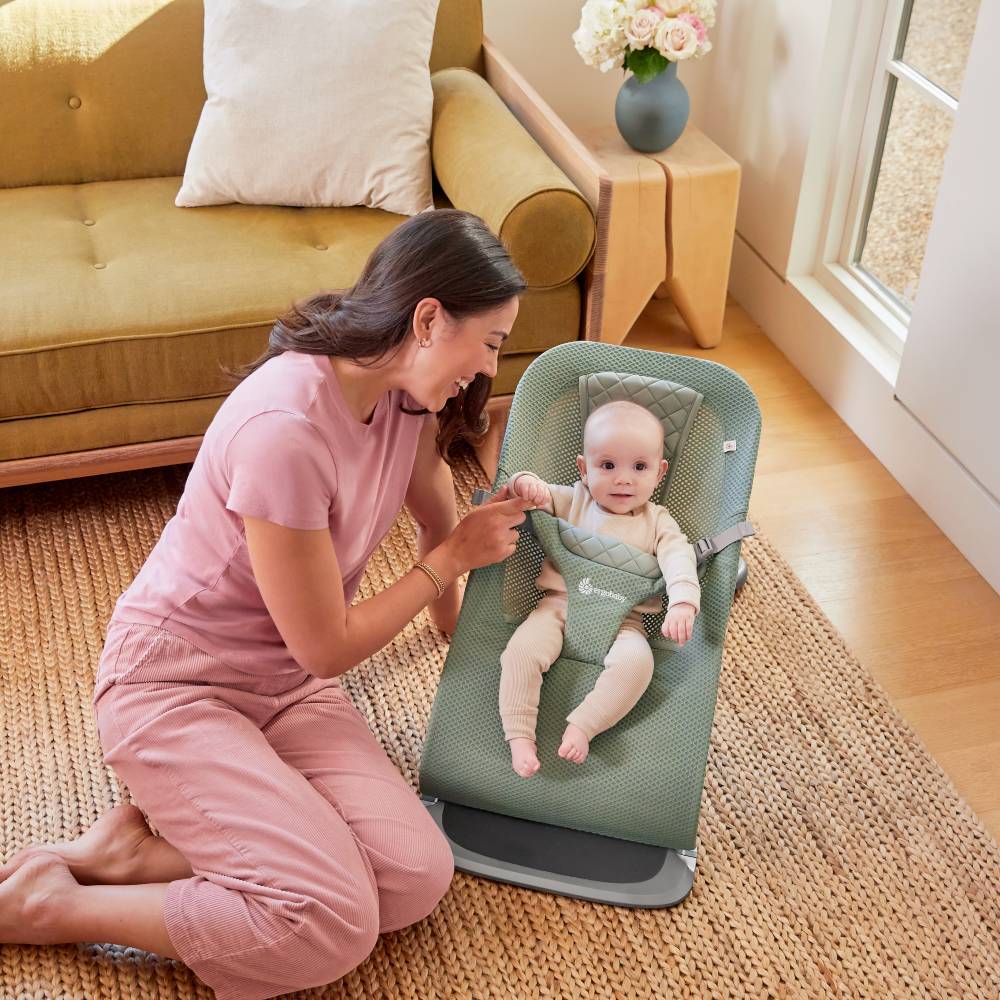 Evolve 3 in 1 Mesh Bouncer - Sage Green