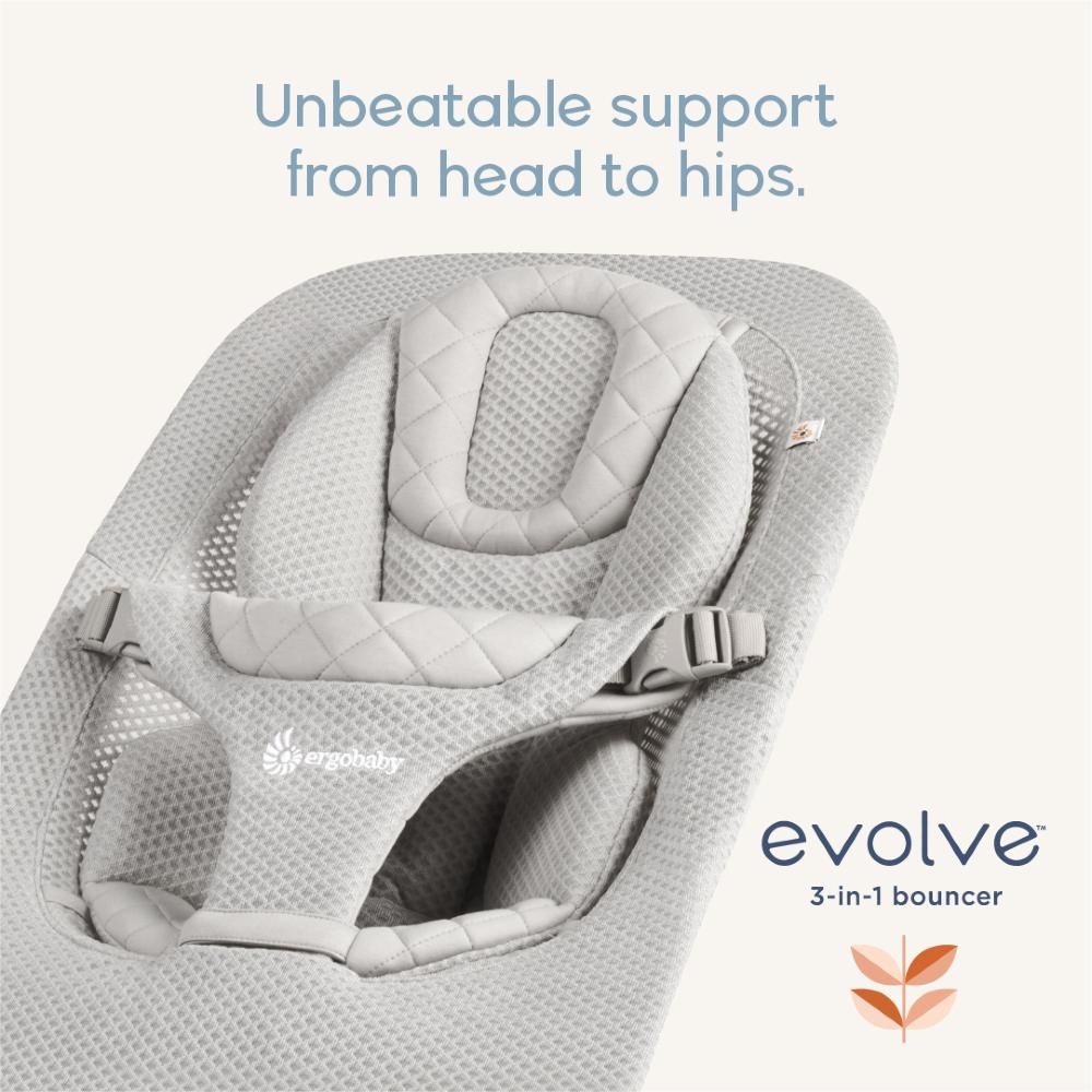 Evolve 3 in 1 Mesh Bouncer - Cream