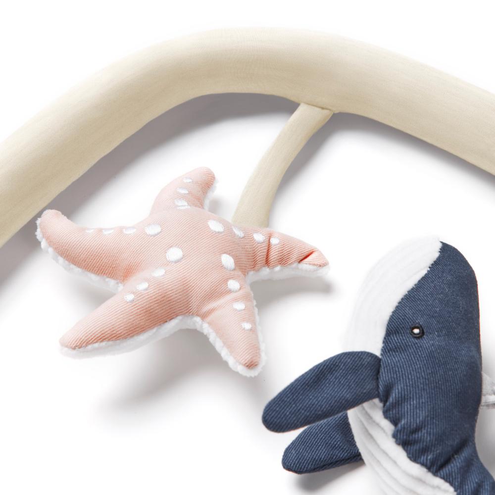 Baby Bouncer Toy Bar - Ocean Wonders - Cream