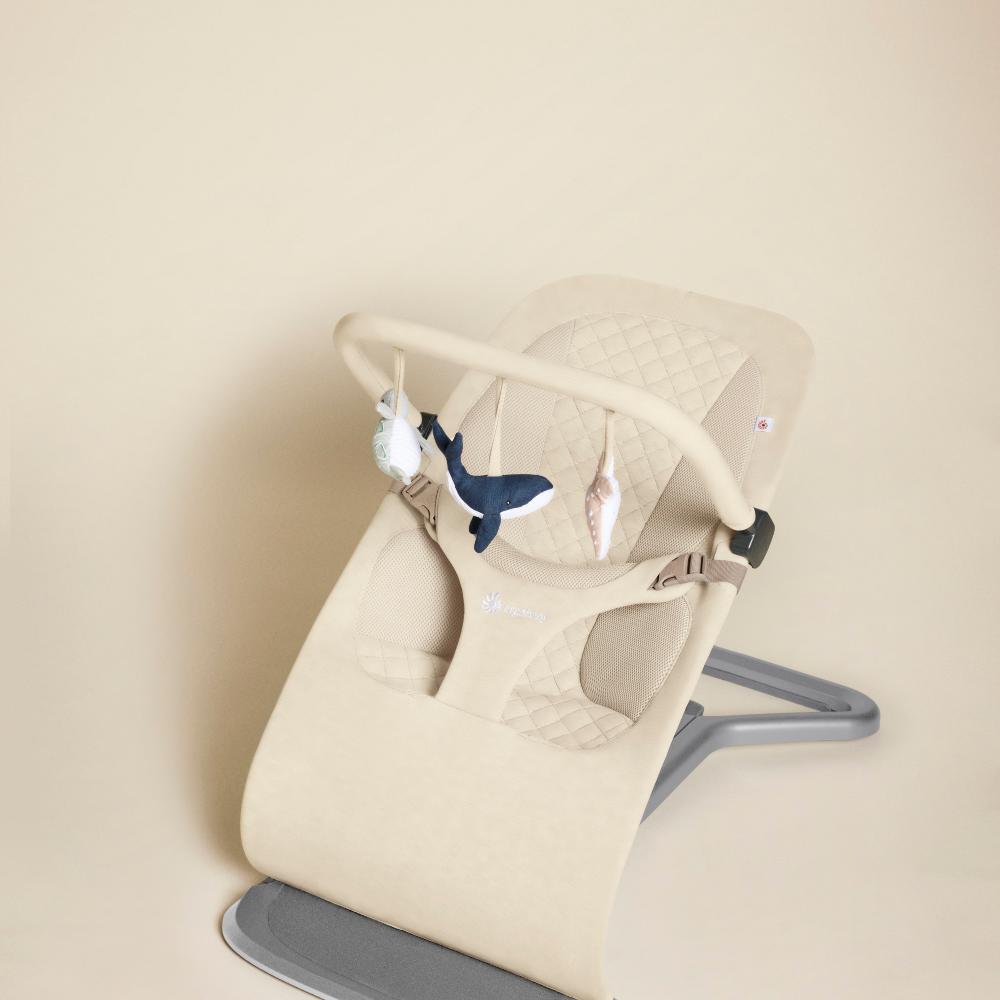 Baby Bouncer Toy Bar - Ocean Wonders - Cream