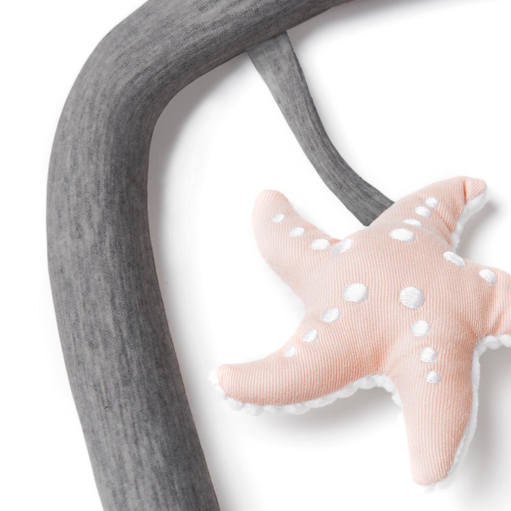 Baby Bouncer Toy Bar - Ocean Wonders - Charcoal Grey