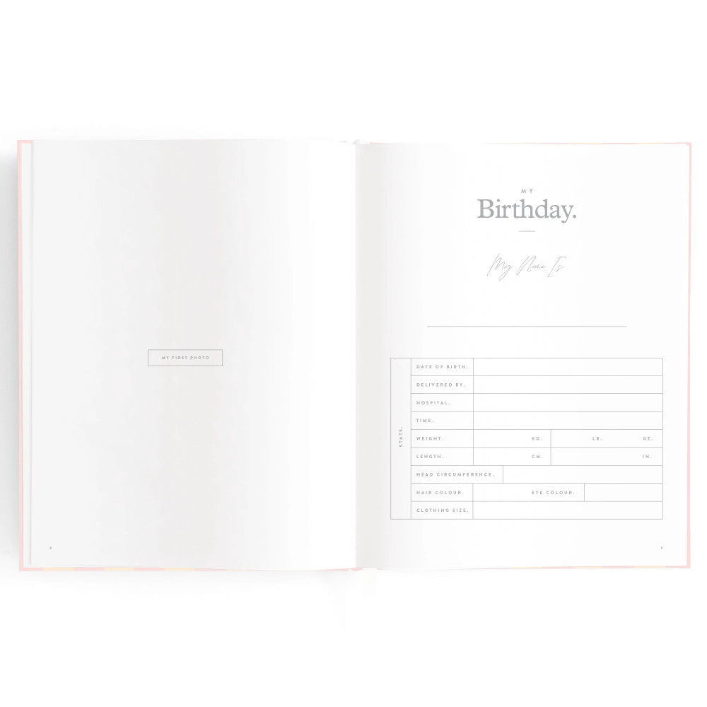 Fox & Fallow Baby Book - Forest Friends Peony