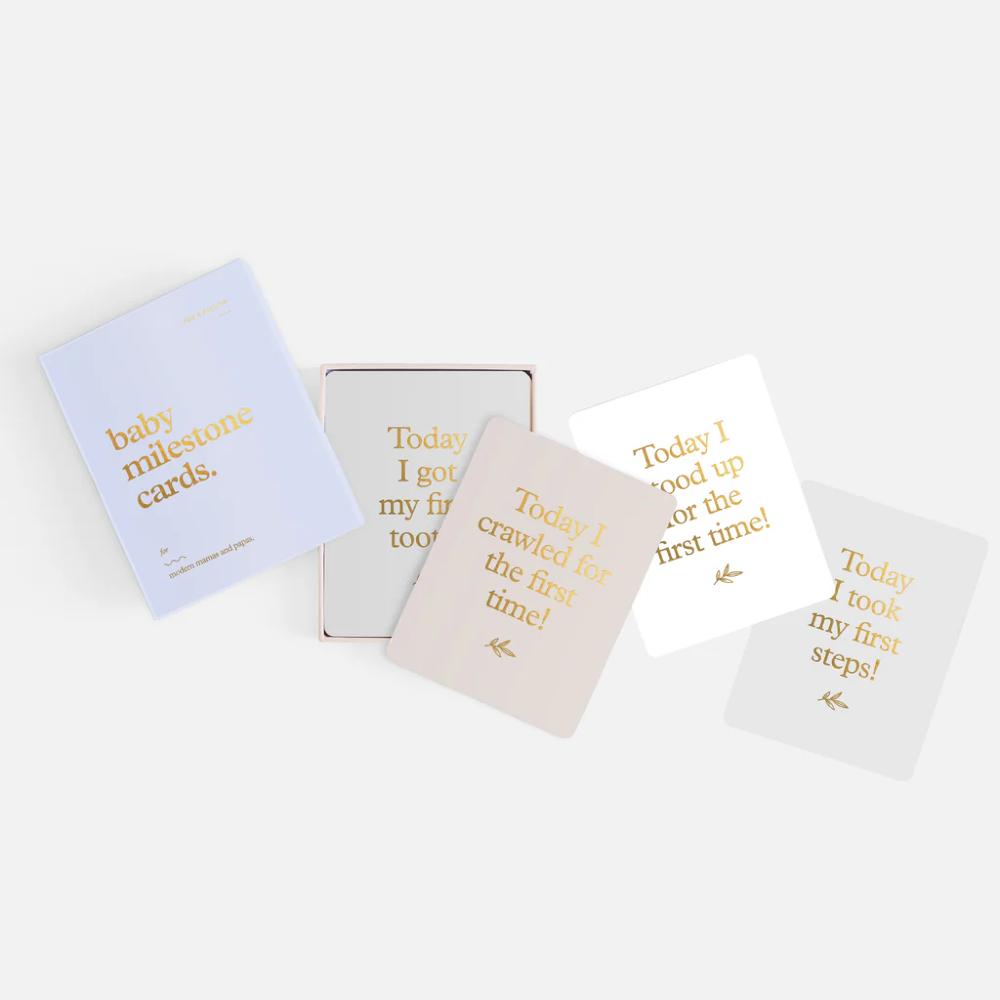 Baby Milestone Cards - Powder Blue