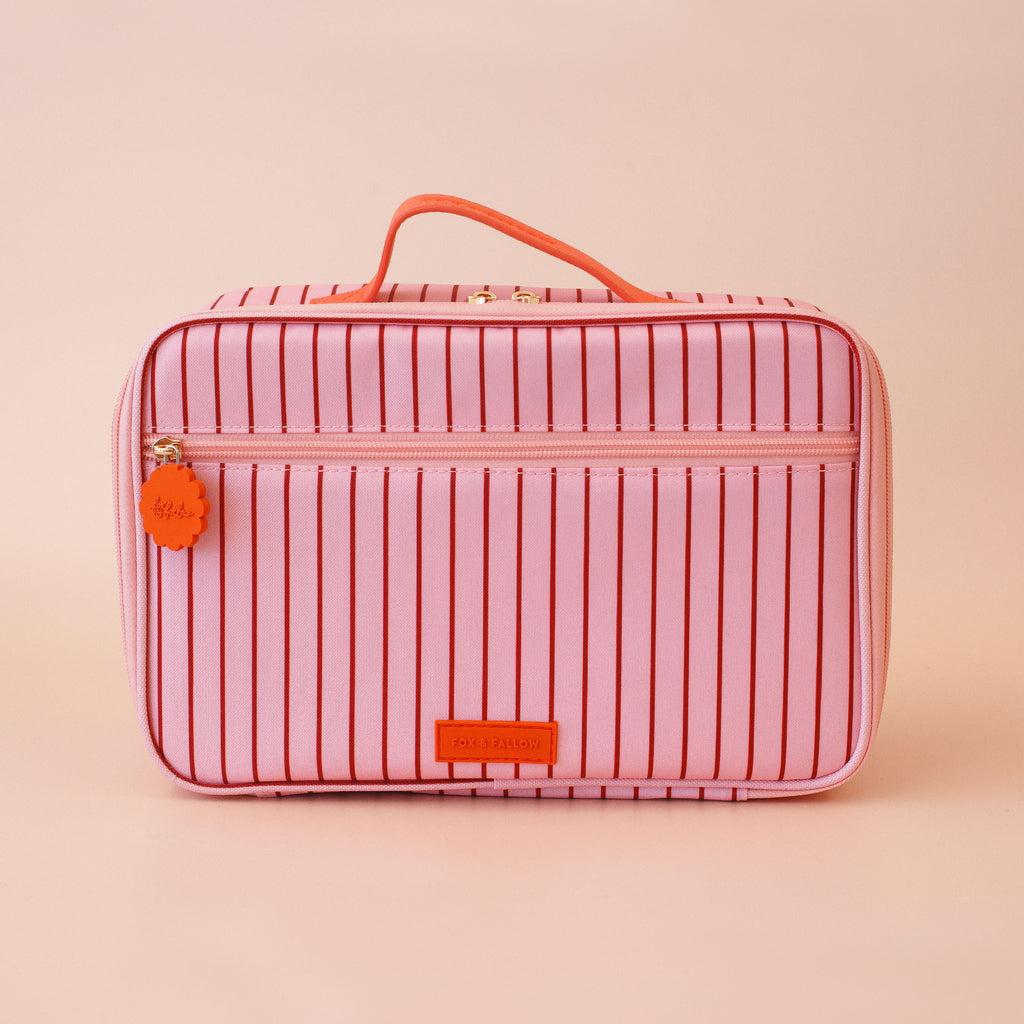 Insulated Lunch Bag - Strawberry Stripe