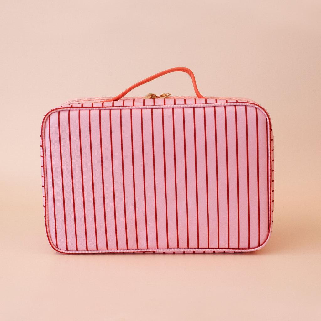 Insulated Lunch Bag - Strawberry Stripe