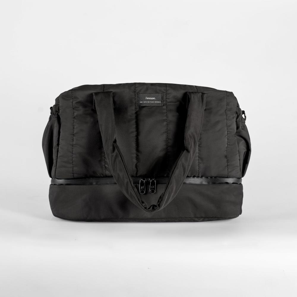 Innes Eco Holdall Nappy Bag - Black