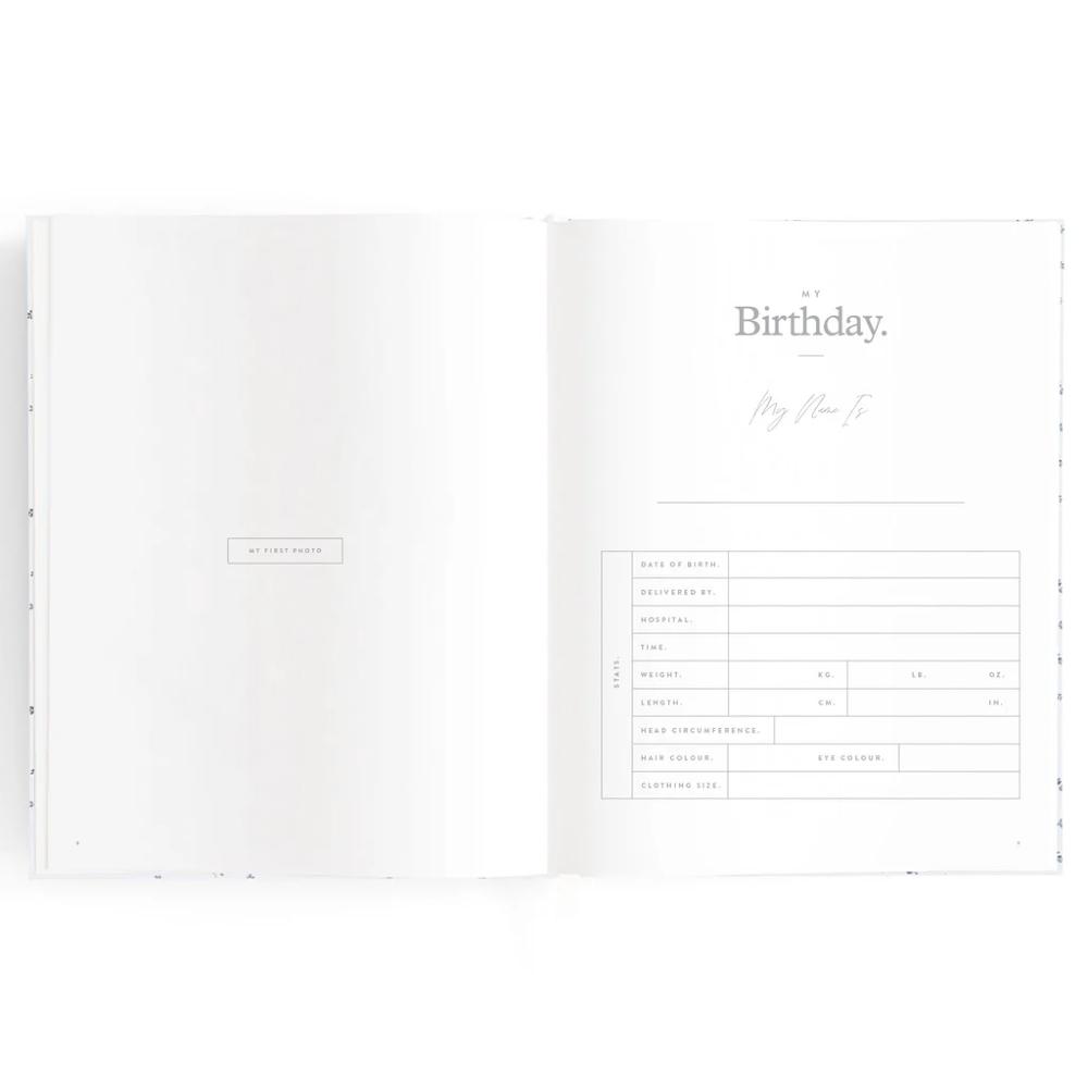 Baby Book - Forest Friends Cornflower