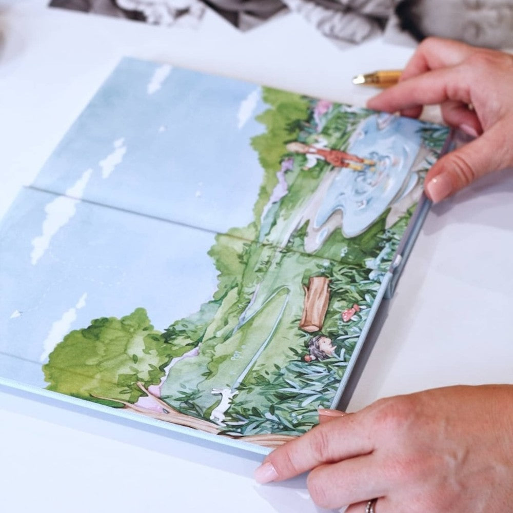 Journal - to my Son - Illustrated Sage Green