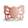 Anatomical Butterfly Silicone Dummy 2pk - Peach