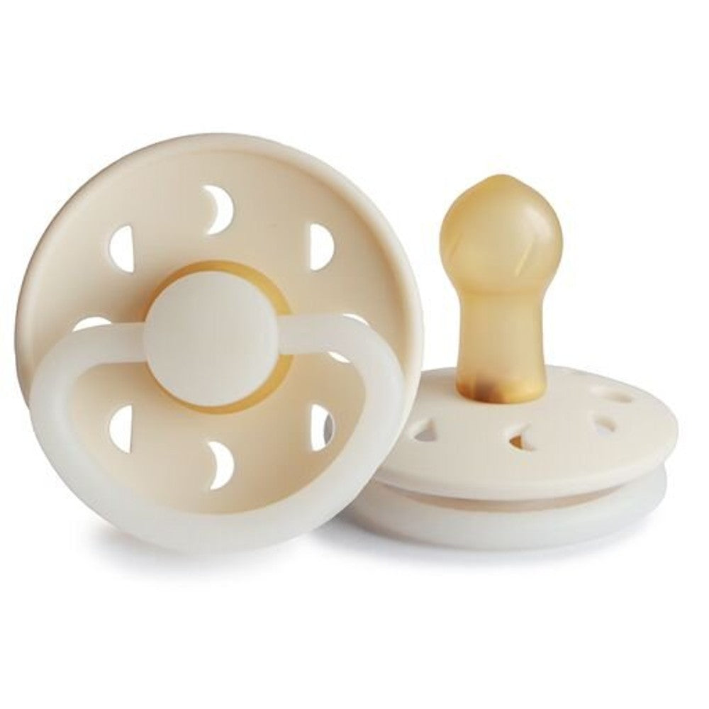 Frigg Moon Phase Glow in the Dark Dummy - Cream