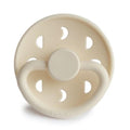 Moon Phase Silicone Dummy 2pk - Cream
