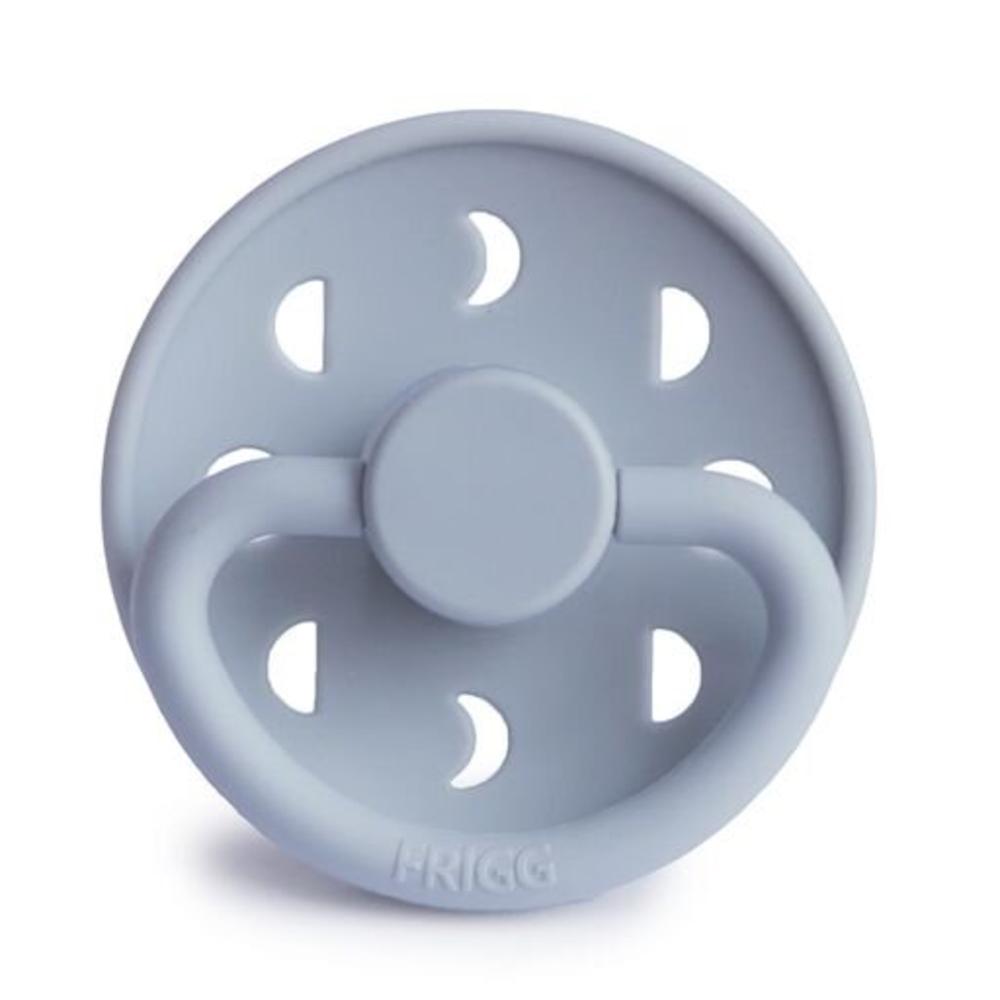 Moon Phase Silicone Dummy 2pk - Powder Blue