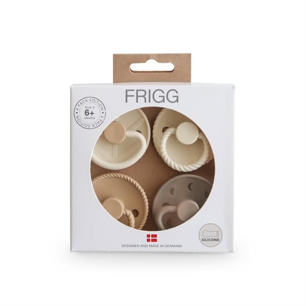Round Silicone Dummy 4pk - Crystal Sparkle