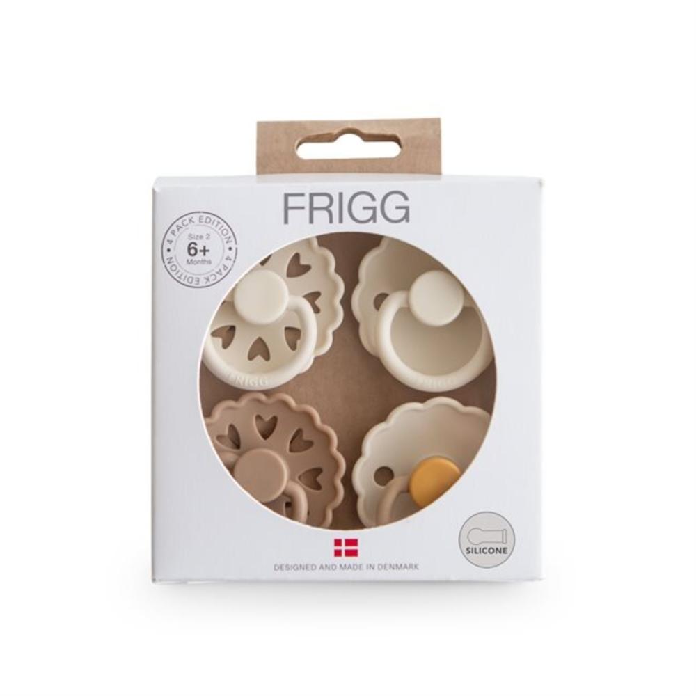 Round Silicone Dummy 4pk - Snowflake Dream