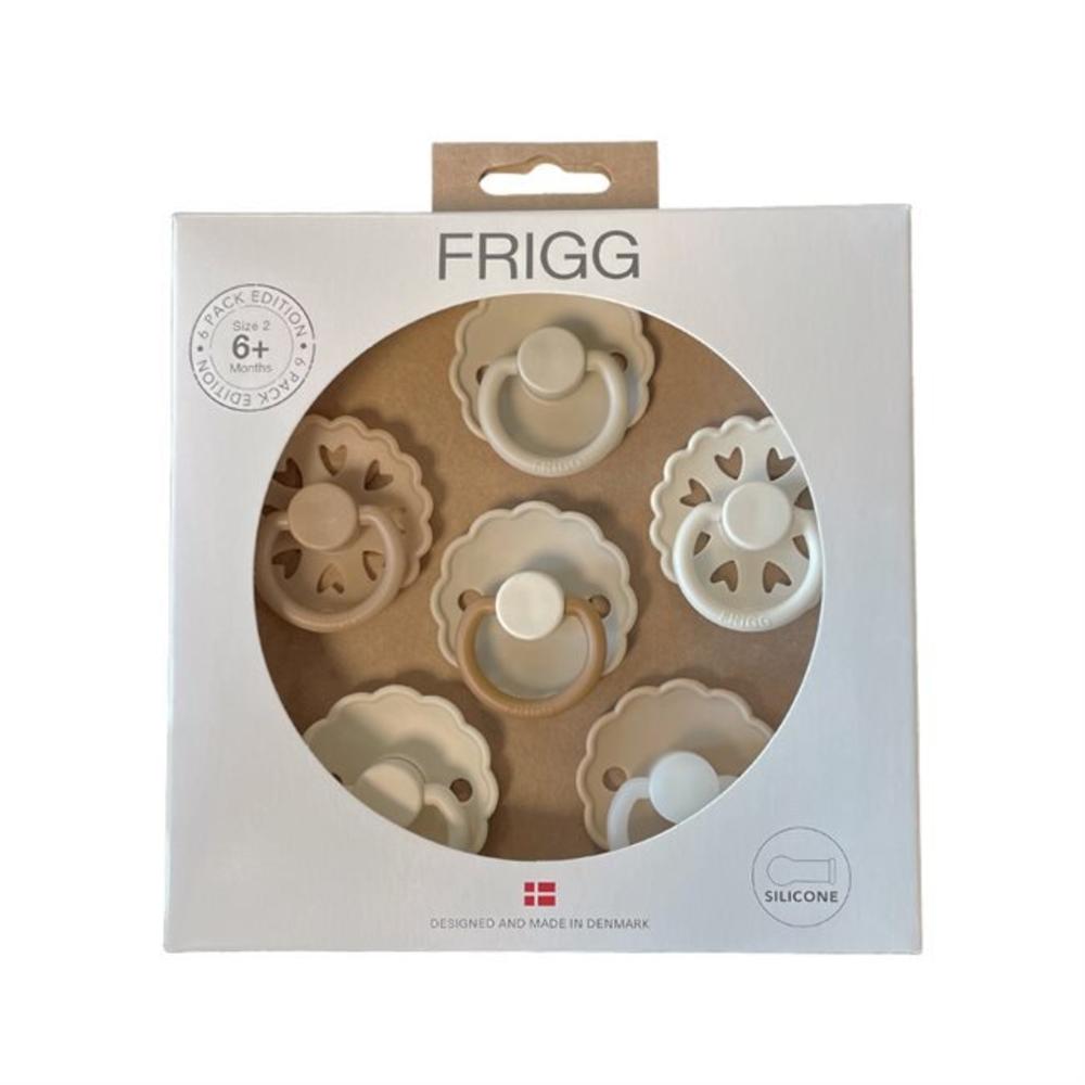 Round Silicone Dummy 6pk - Cinnamon Charm