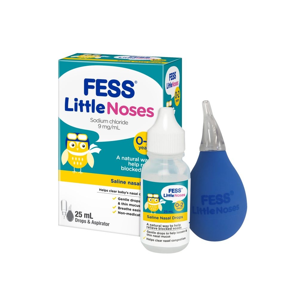 Little Noses Saline Drops & Aspirator