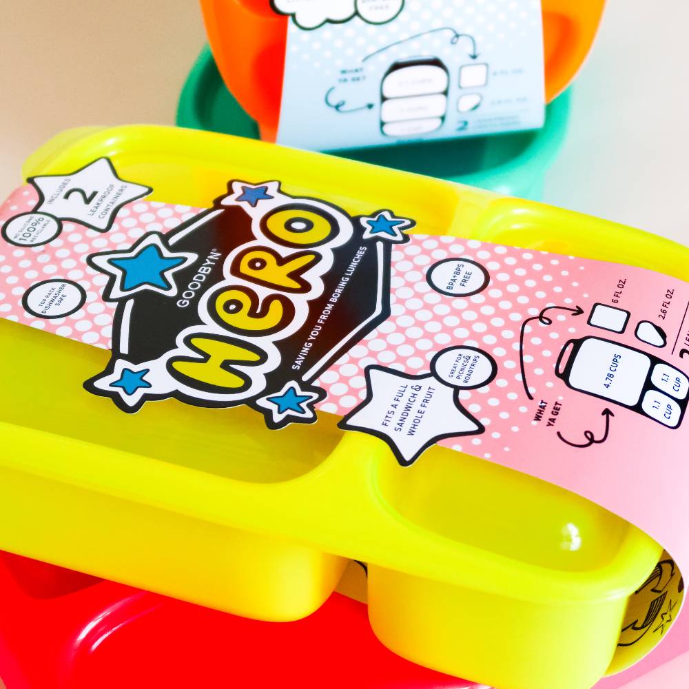 Hero Lunchbox - Neon Green