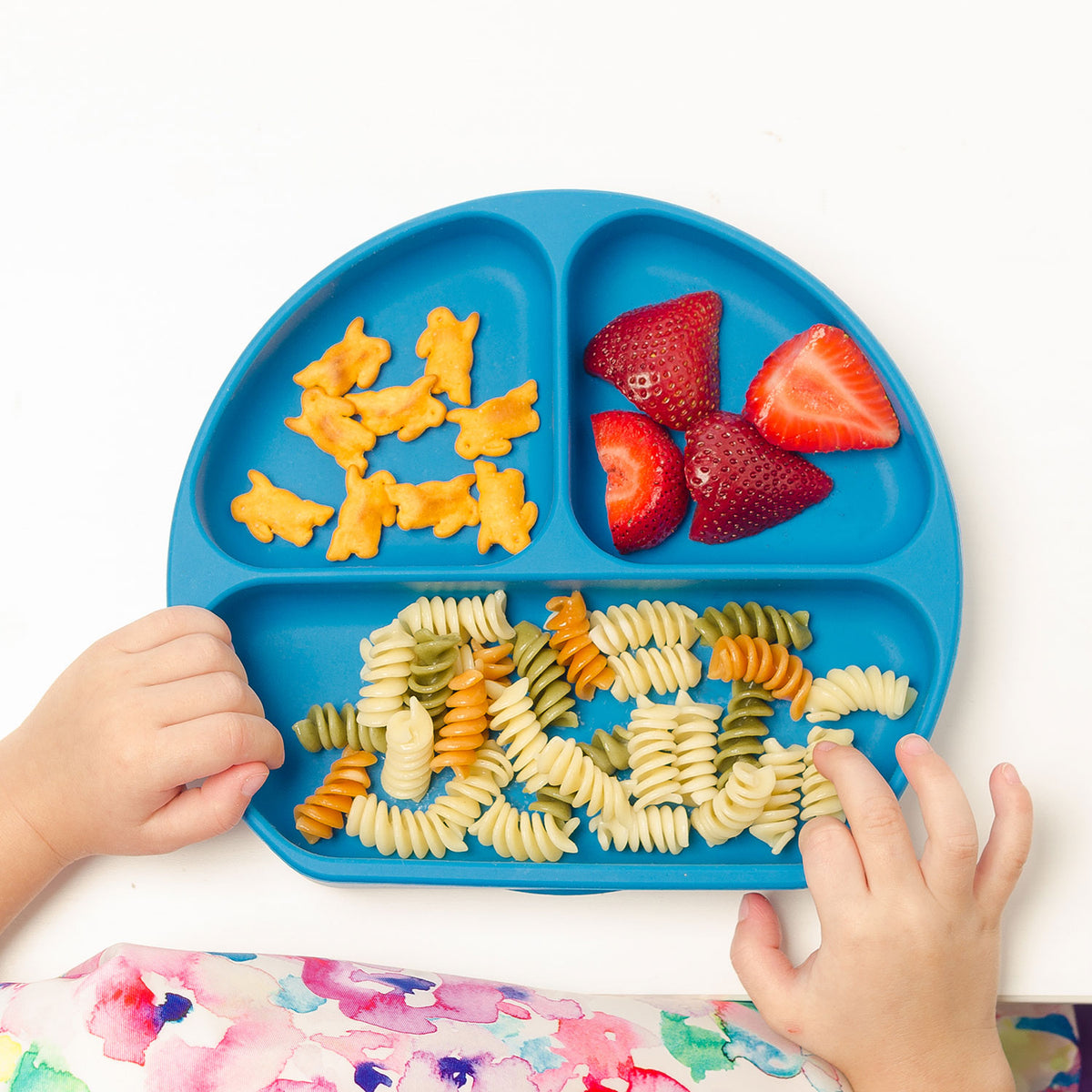 Silicone Grip Dish - Dark Blue