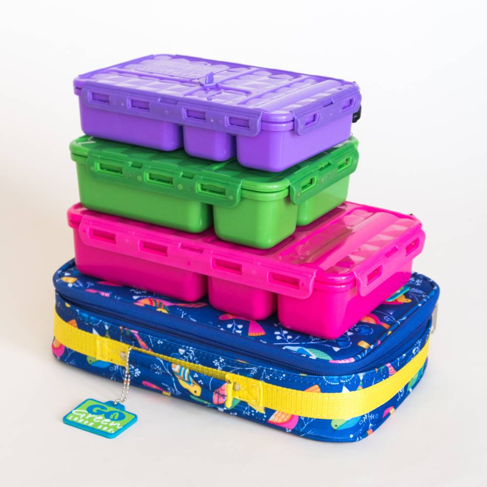 Lunch Box Set - Blue Bomber (Blue)