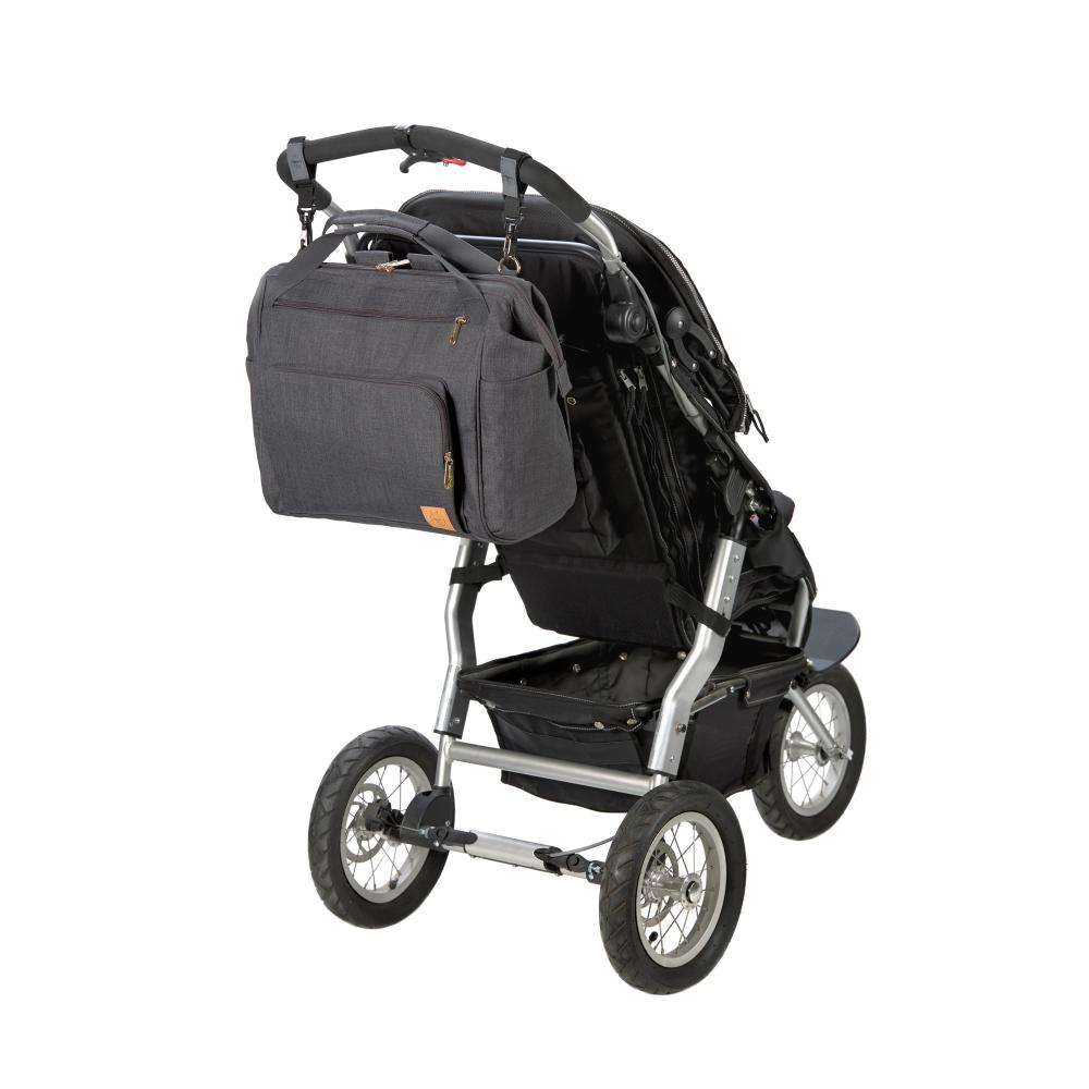 Glam Goldie Twin Backpack - Anthracite