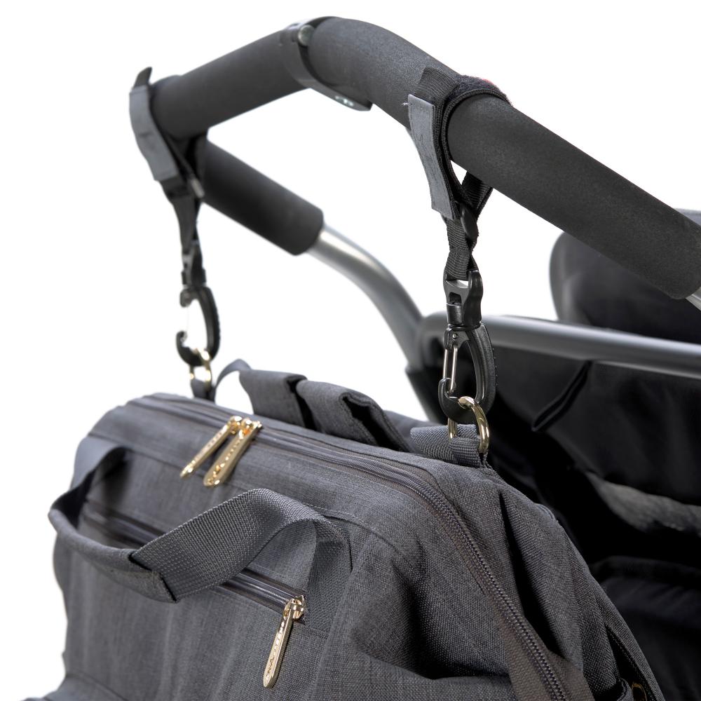 Glam Goldie Twin Backpack - Anthracite