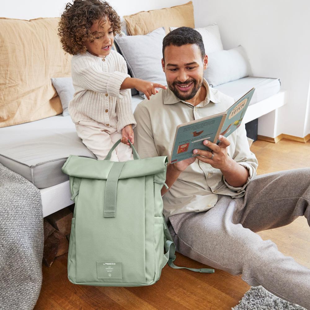 Rolltop UP Backpack - Silver Green