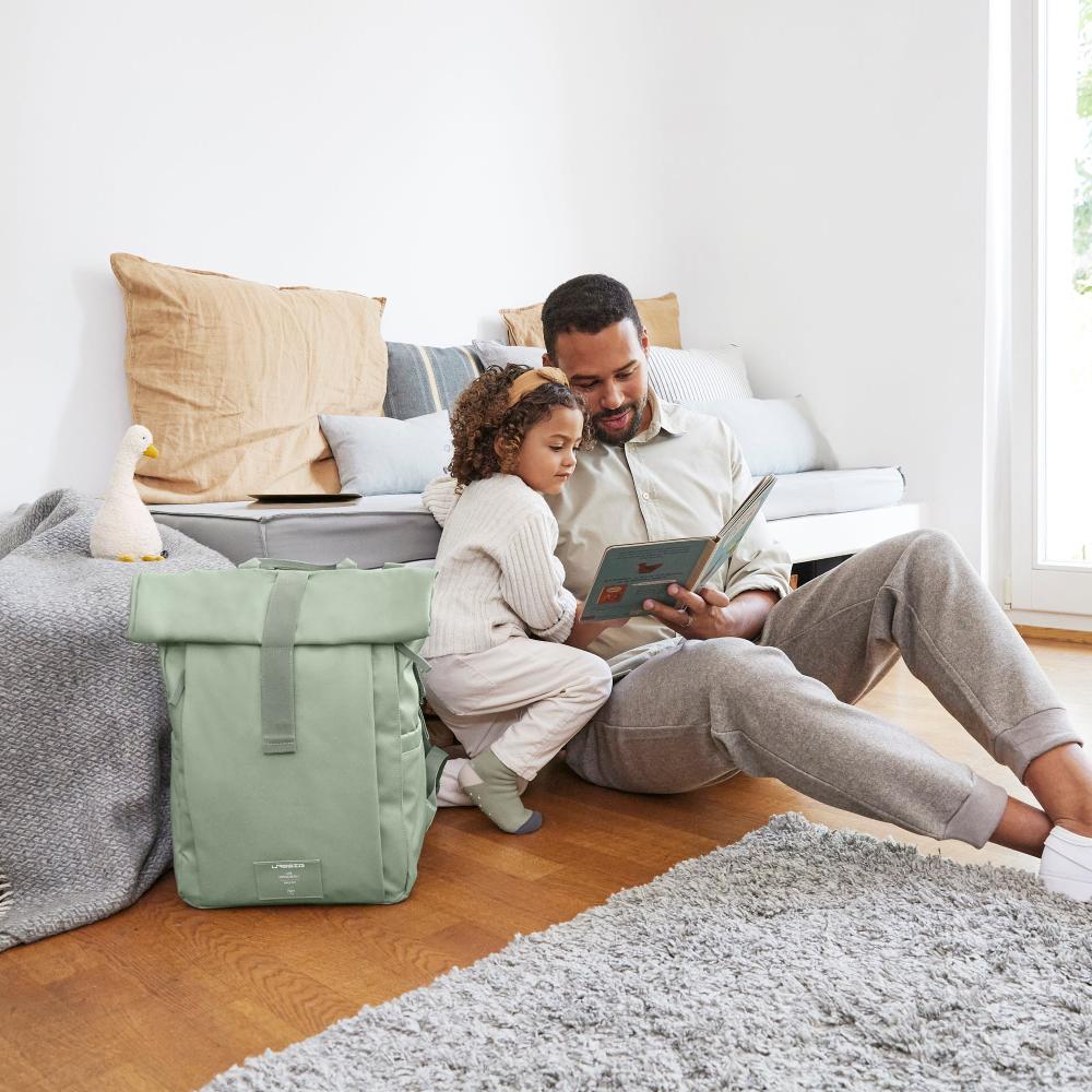 Rolltop UP Backpack - Silver Green
