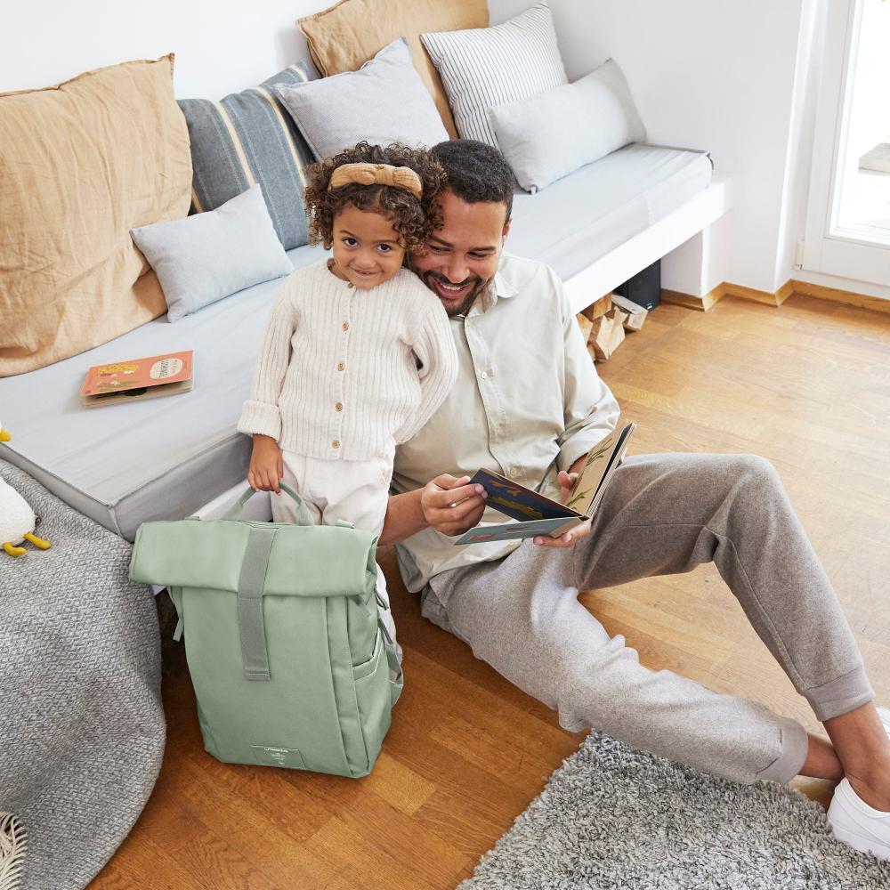 Rolltop UP Backpack - Silver Green