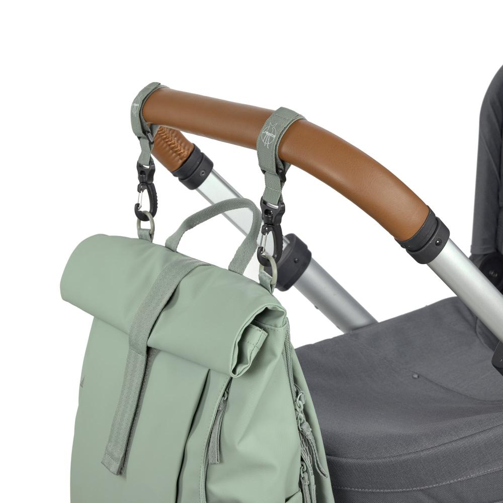 Rolltop UP Backpack - Silver Green