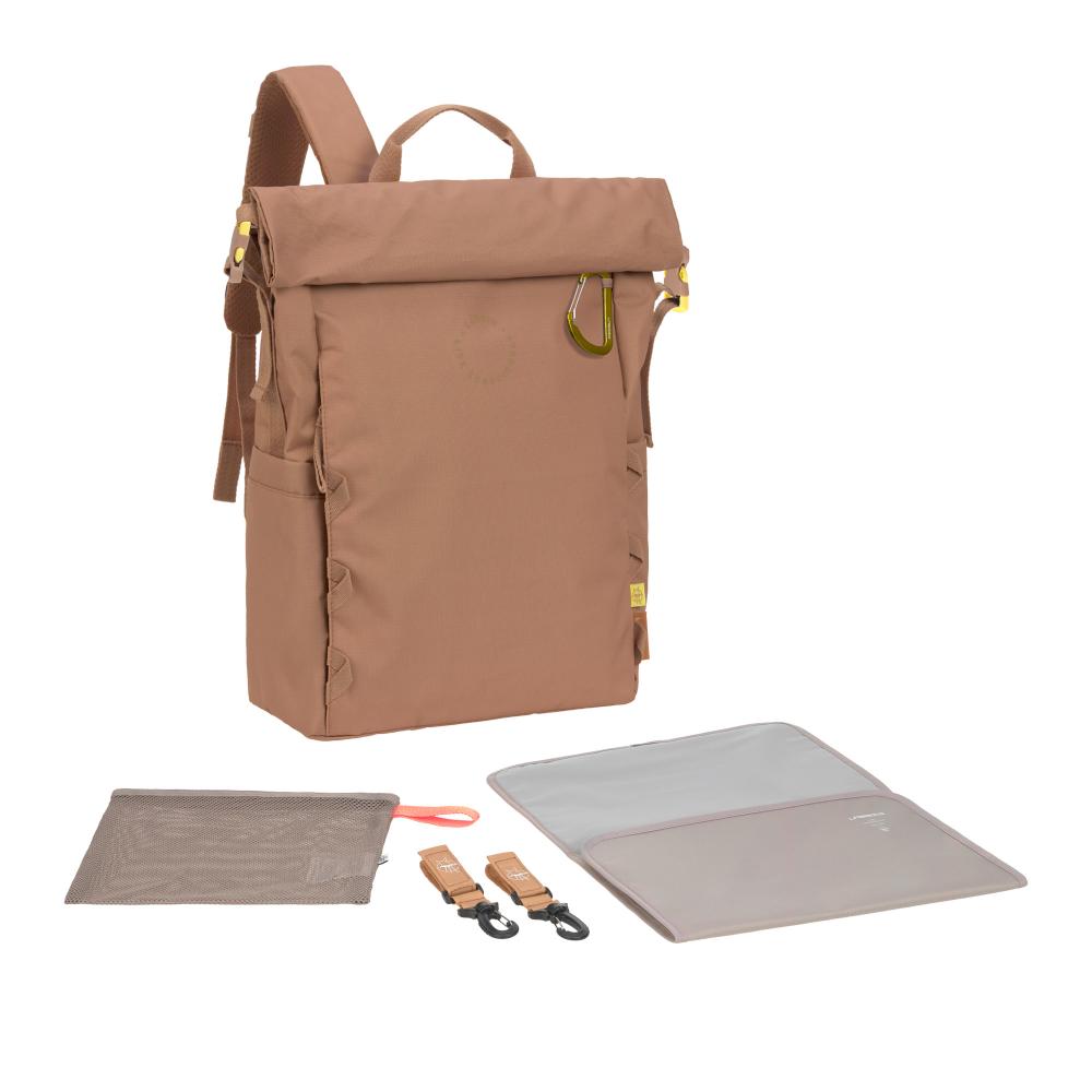 Outdoor Rolltop Backpack - Almond