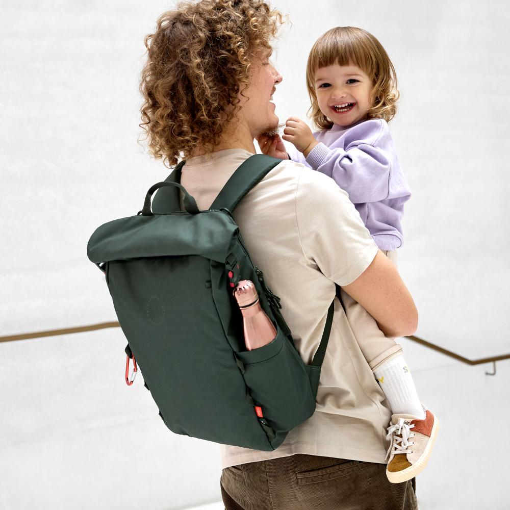 Outdoor Rolltop Backpack - Dark Olive