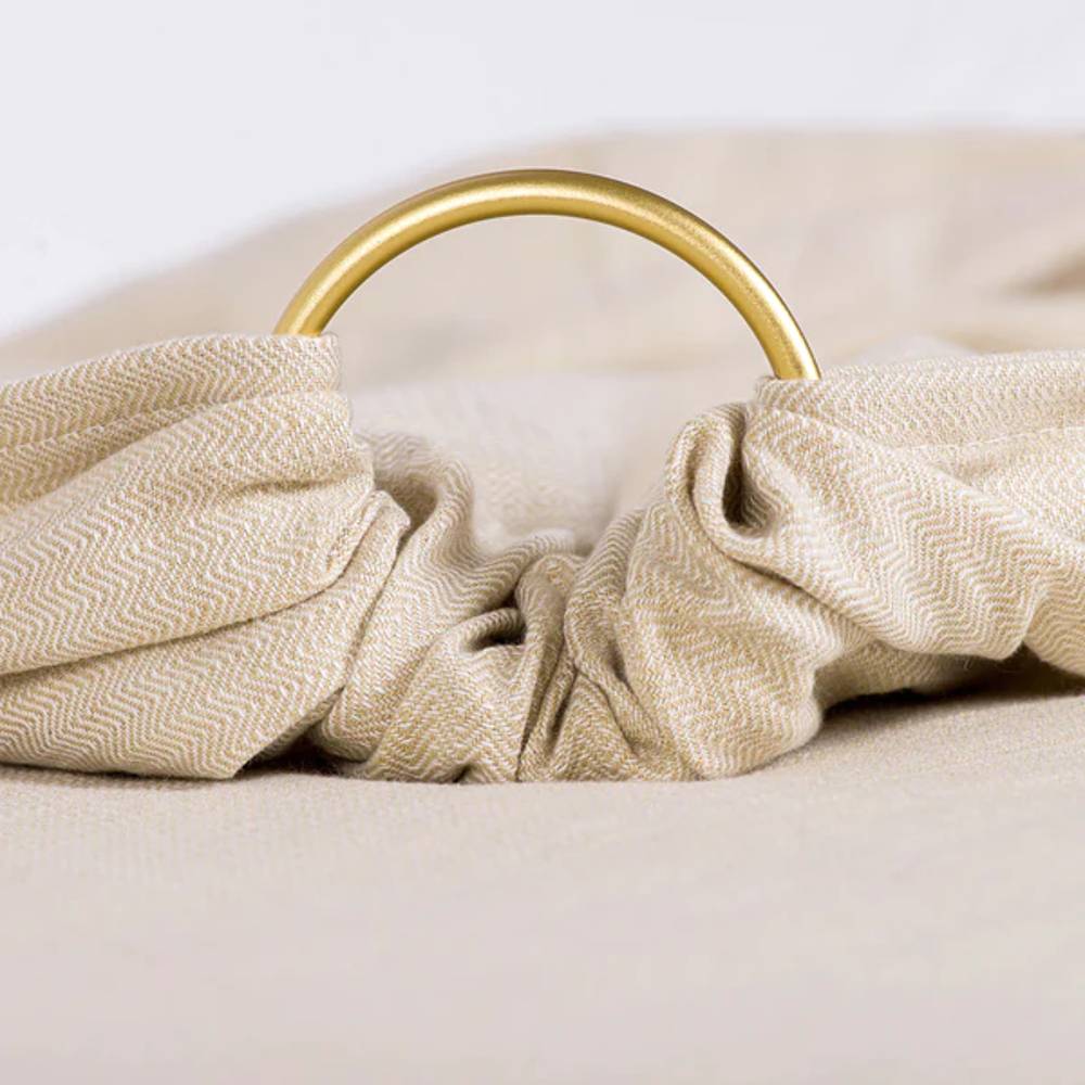 Ring Sling - Herringbone Weave - Marigold