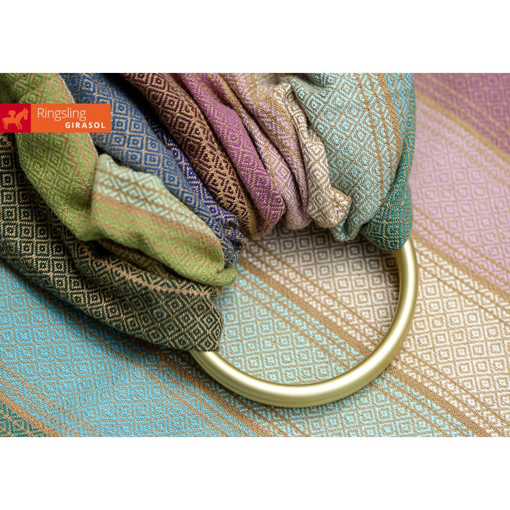 Ring Sling - Diamond Weave - Rayos d'oro