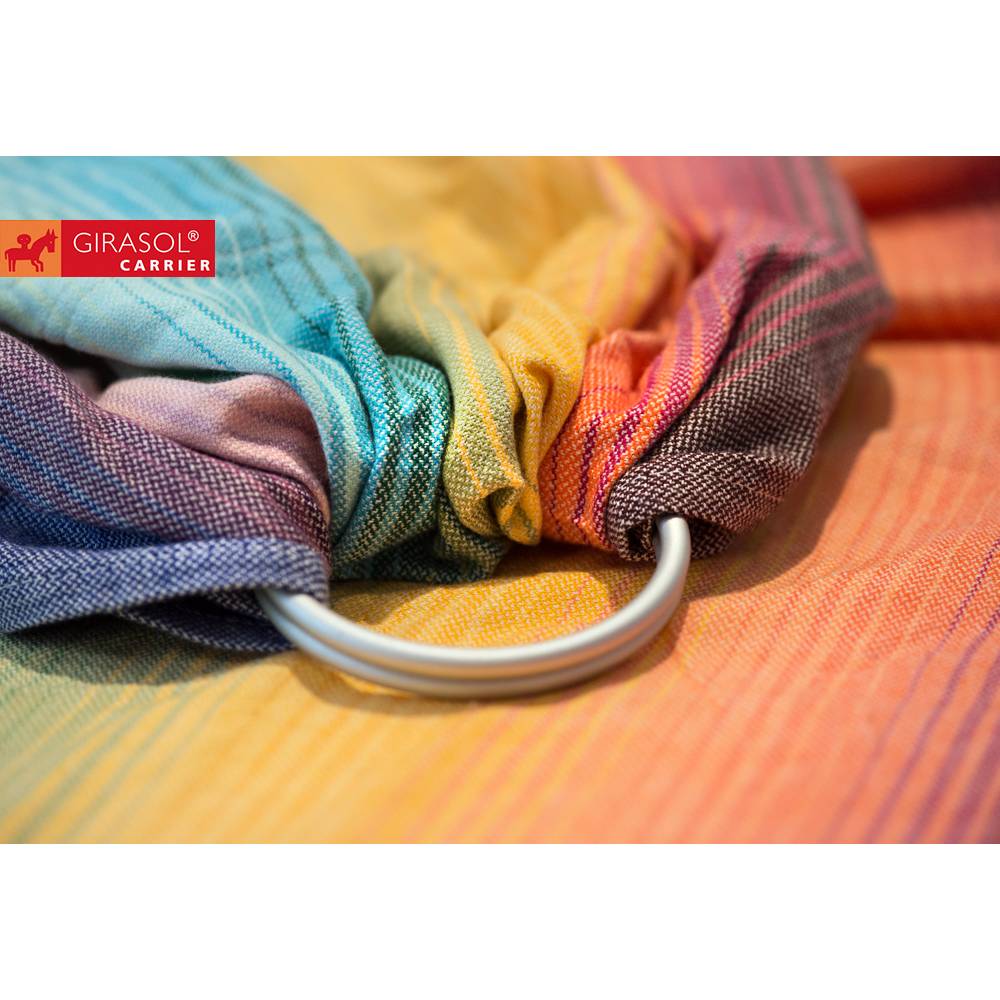 Ring Sling - Twill Weave - Rainbow Dreamer