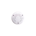 White sound machine insert with buttons on a white background