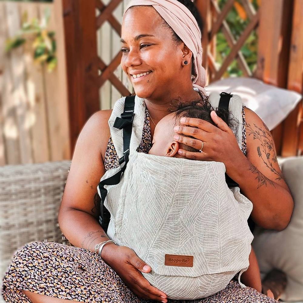 Linen Toddler Buckle Carrier - Grenada Natural