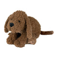 A brown Happy Horse Labradoodle Larry soft toy on a white background. 