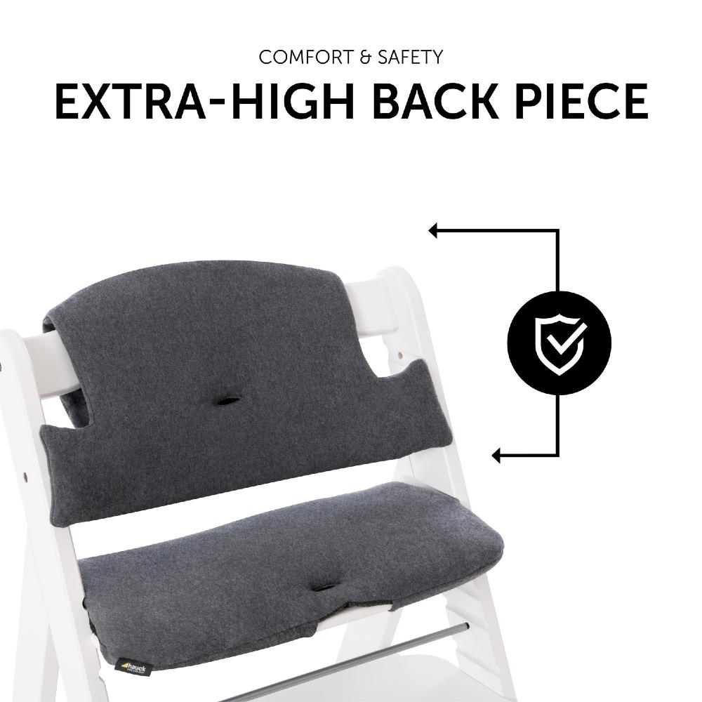 Alpha Cosy Select High Chair Insert - Jersey Charcoal