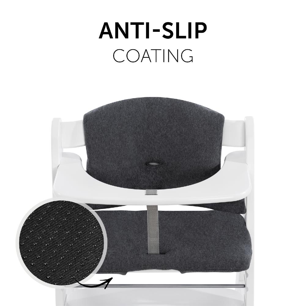Alpha Cosy Select High Chair Insert - Jersey Charcoal