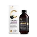 Harker Herbals medicine bottle against white background.