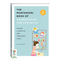 The Book Of Montessori coordination and life skills book against white background.