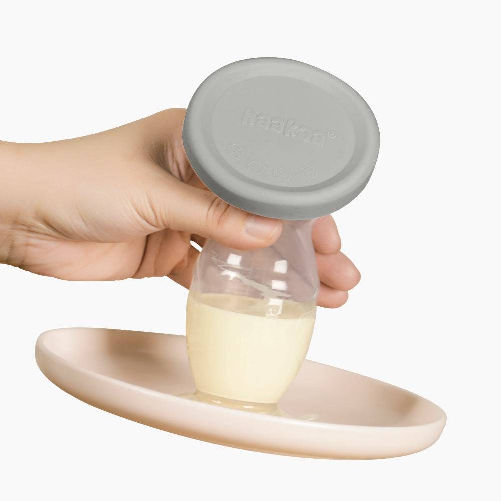 Gen 2 Silicone Breast Pump & Cap Set - Lavender